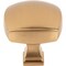 Jeffrey Alexander 1-3/8" Overall Length Satin Bronze Square Audrey Cabinet Knob 278L-SBZ - alternate 4